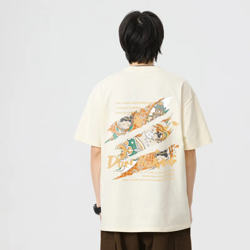 DUNHUANG ART INSTITUTE Short Sleeved Unisex Gift Box Set Included-6