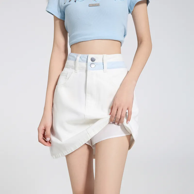 ST&SAT Denim Short Skirts Women's-3
