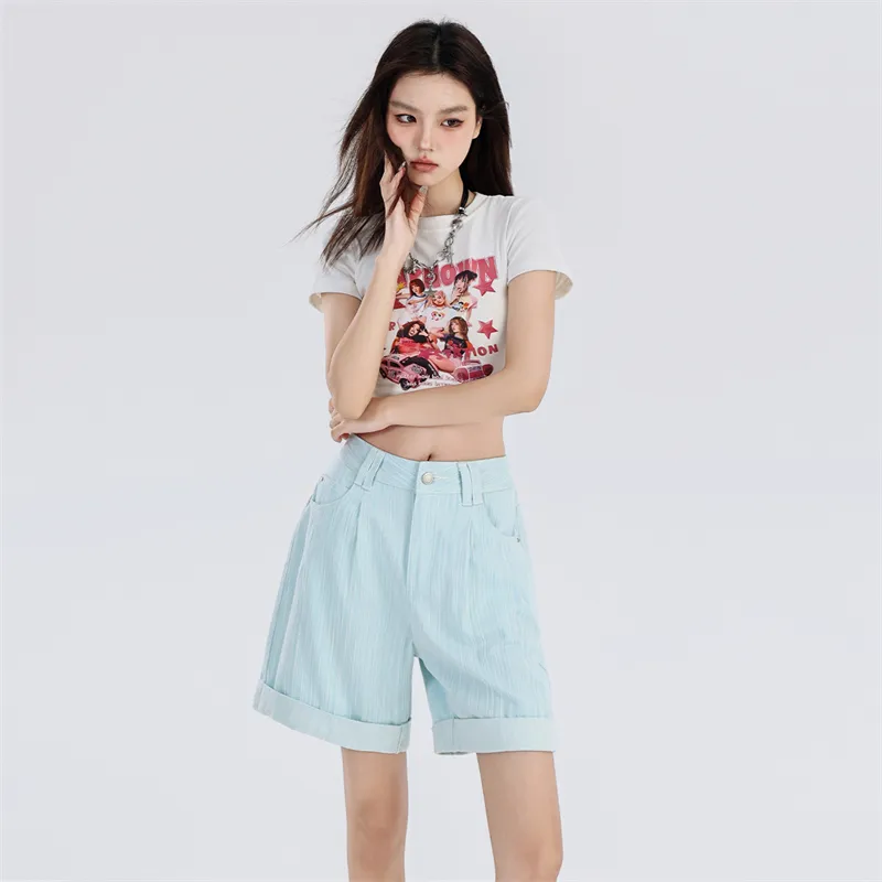 ST&SAT Denim Shorts Women's-13