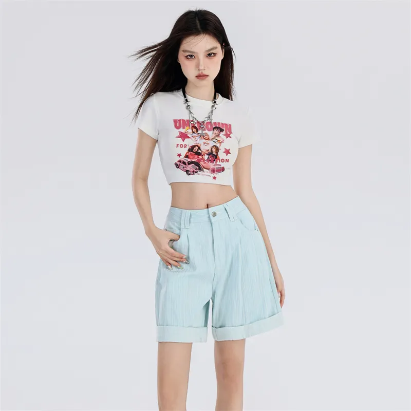 ST&SAT Denim Shorts Women's-12
