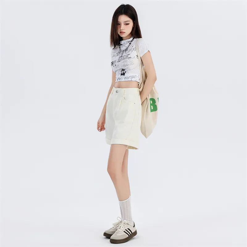 ST&SAT Denim Shorts Women's-20