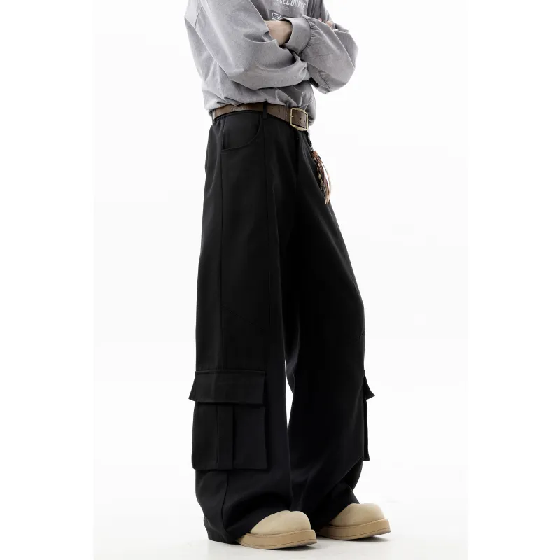 ST&SAT Cargo Pants Unisex Black-3