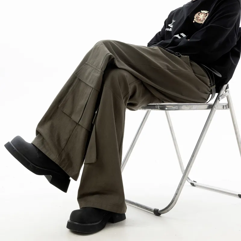 ST&SAT Cargo Pants Unisex Black-8