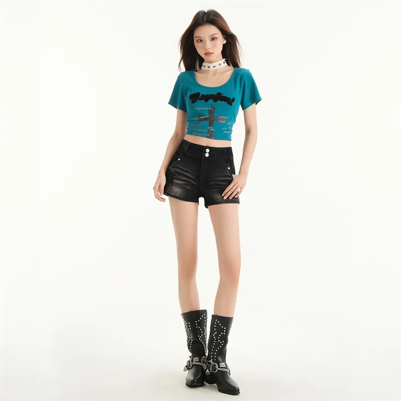 ST&SAT Denim Shorts Women's-2