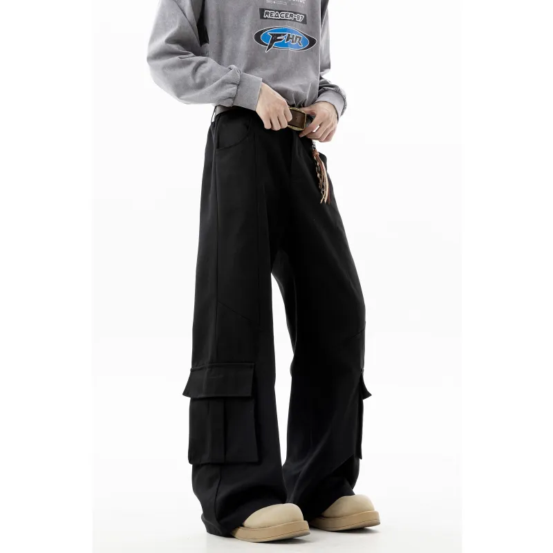 ST&SAT Cargo Pants Unisex Black-2