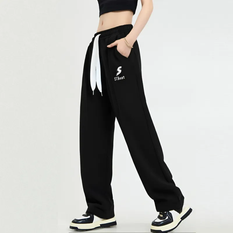 ST&SAT Casual Pants Unisex Black-2