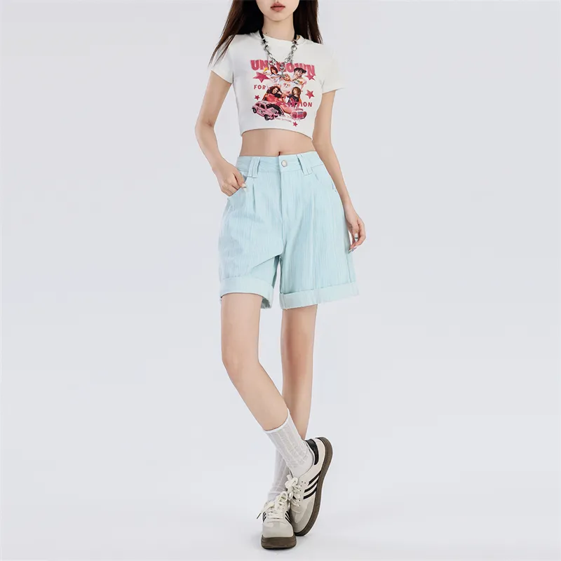 ST&SAT Denim Shorts Women's-11
