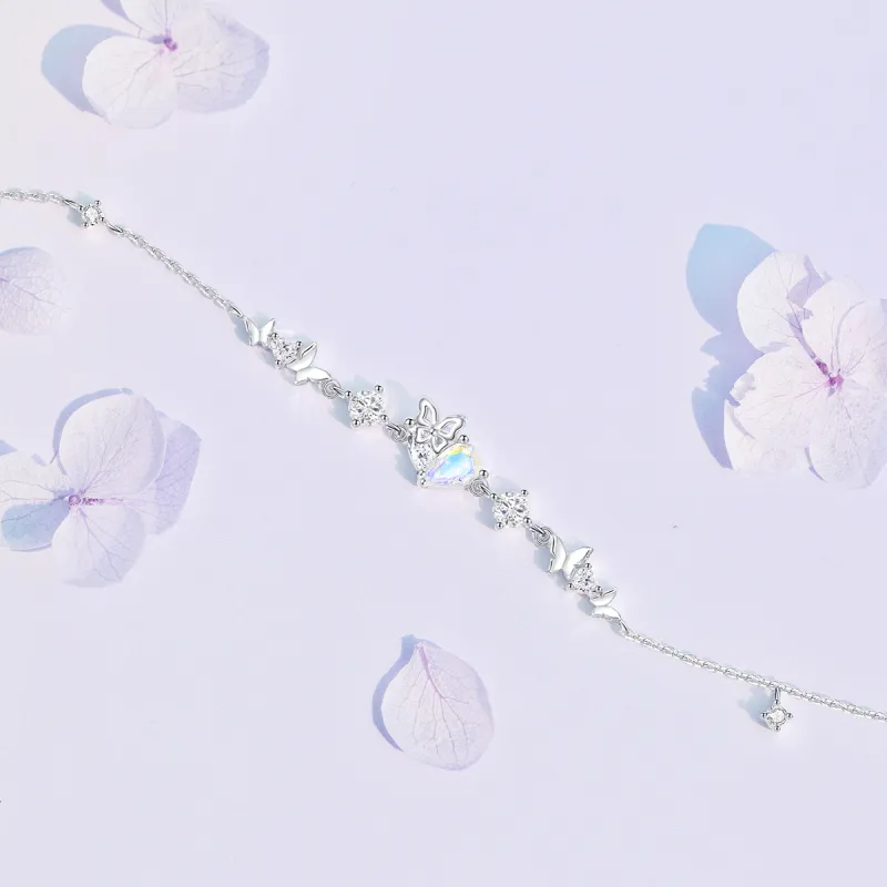 LUCKY ZHY S925 Silver Bracelets Women's-5