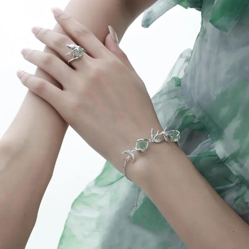 LUCKY ZHY S925 Silver Bracelets Women's-4