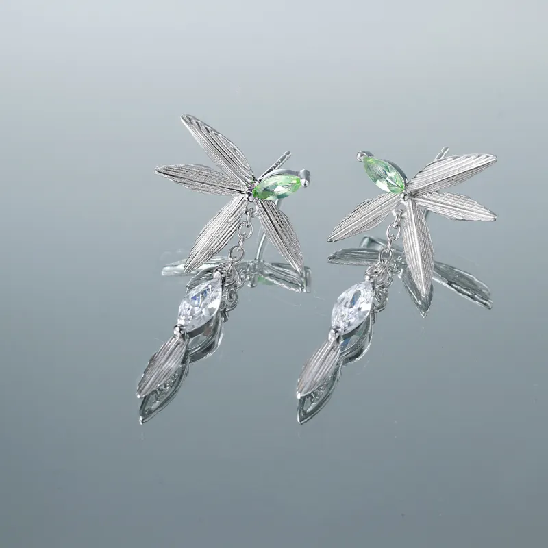 LUCKY ZHY S925 Silver Earrings Women's-1