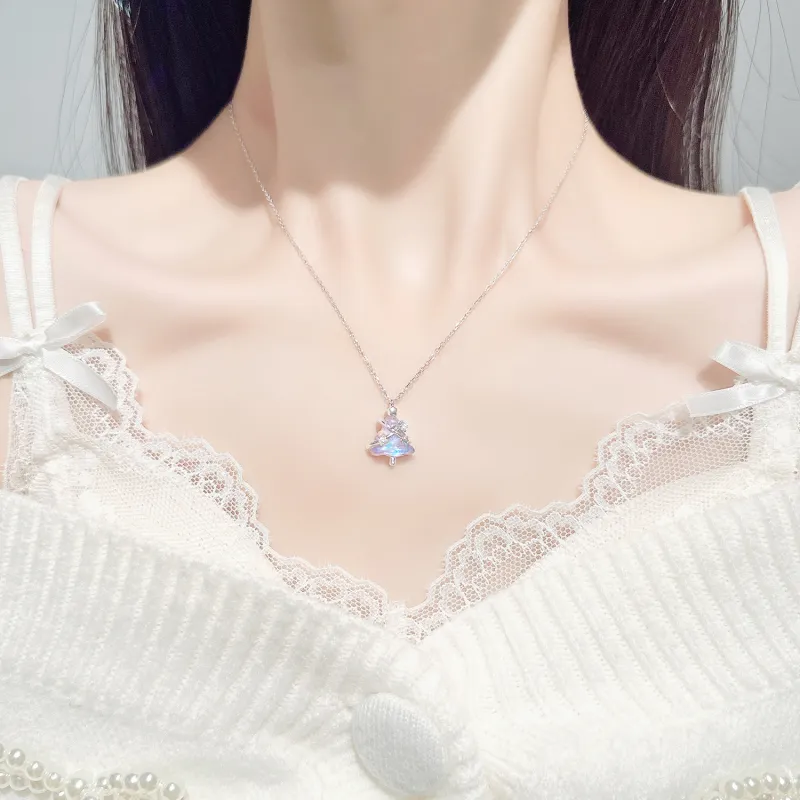 LUCKY ZHY S925 Silver Necklaces Women's-3