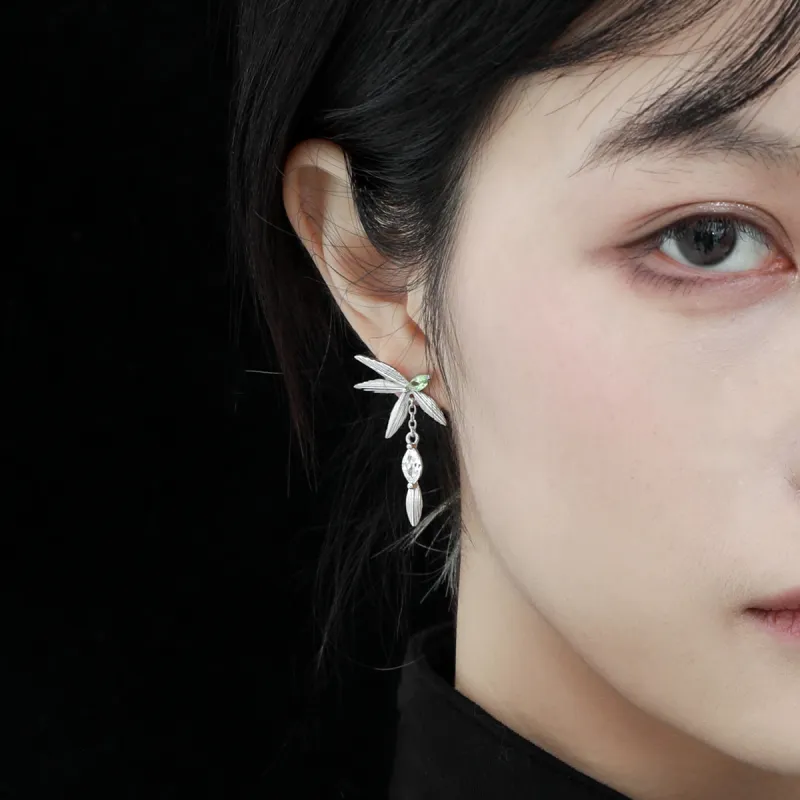 LUCKY ZHY S925 Silver Earrings Women's-3