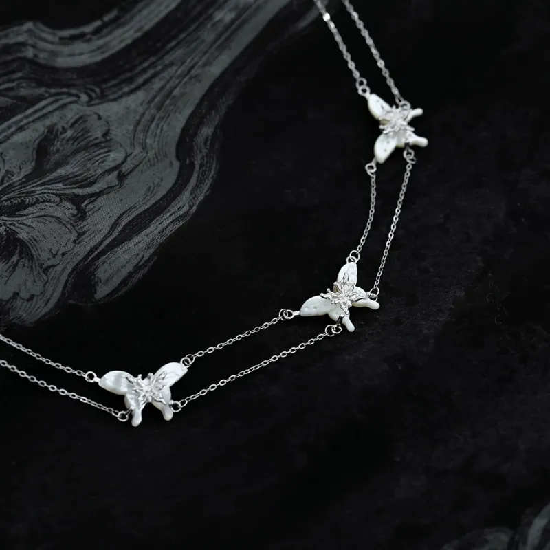 LUCKY ZHY S925 Silver Necklaces Women's-1
