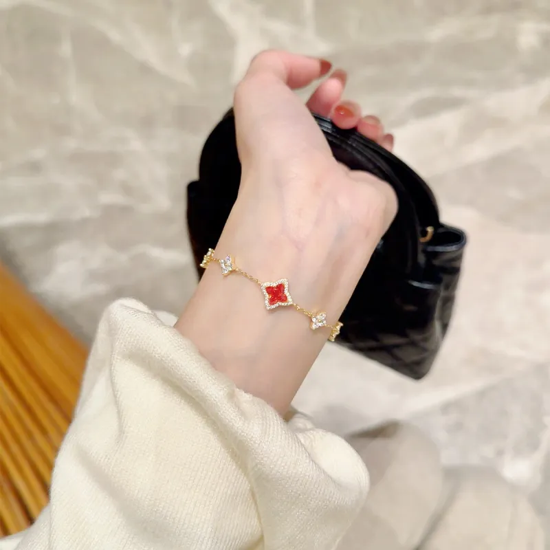 LUCKY ZHY S925 Silver Bracelets Women's-5