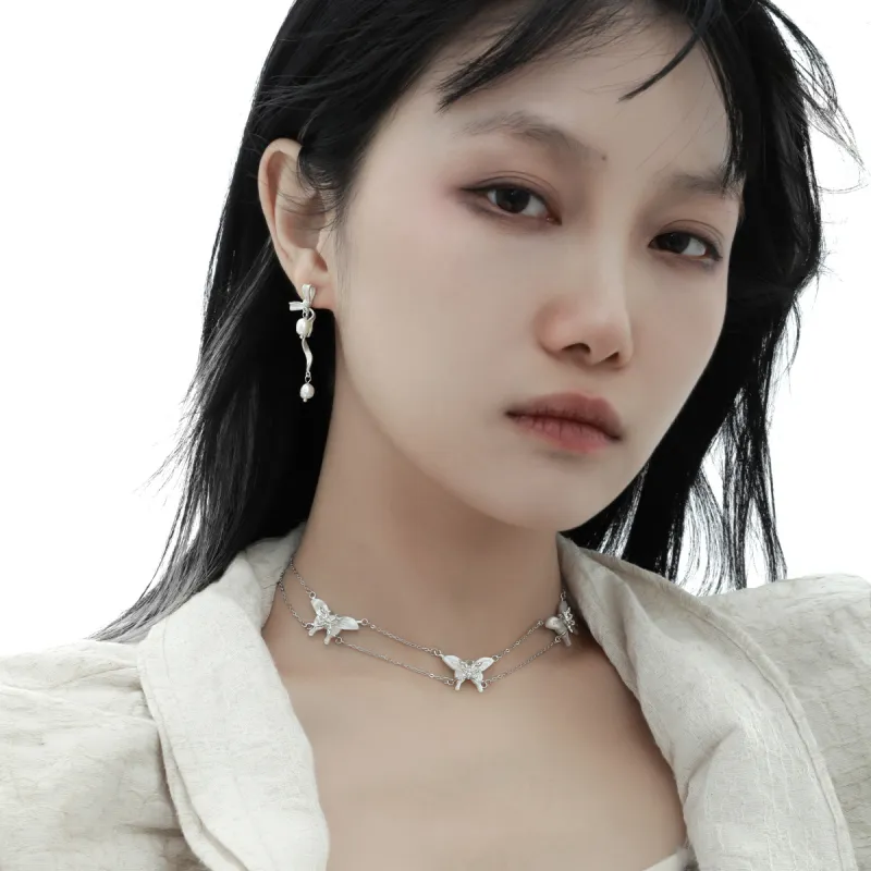 LUCKY ZHY S925 Silver Necklaces Women's-3