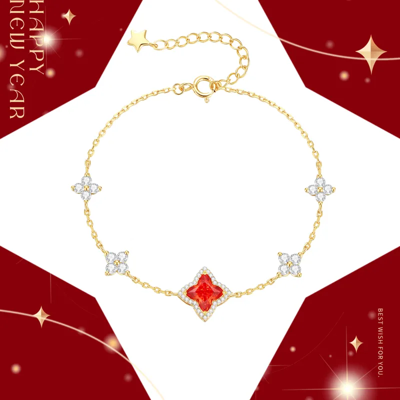 LUCKY ZHY S925 Silver Bracelets Women's-1