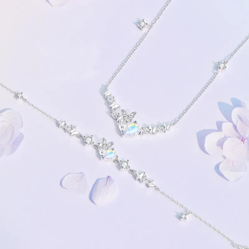 LUCKY ZHY S925 Silver Necklaces Women's-6