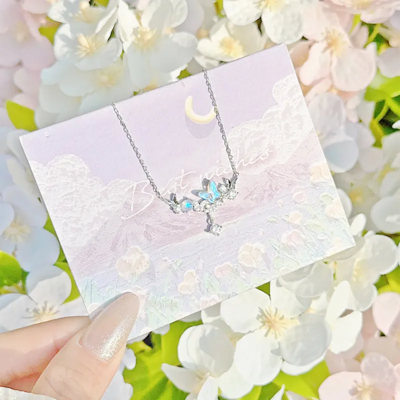 LUCKY ZHY S925 Silver Necklaces Women's-1