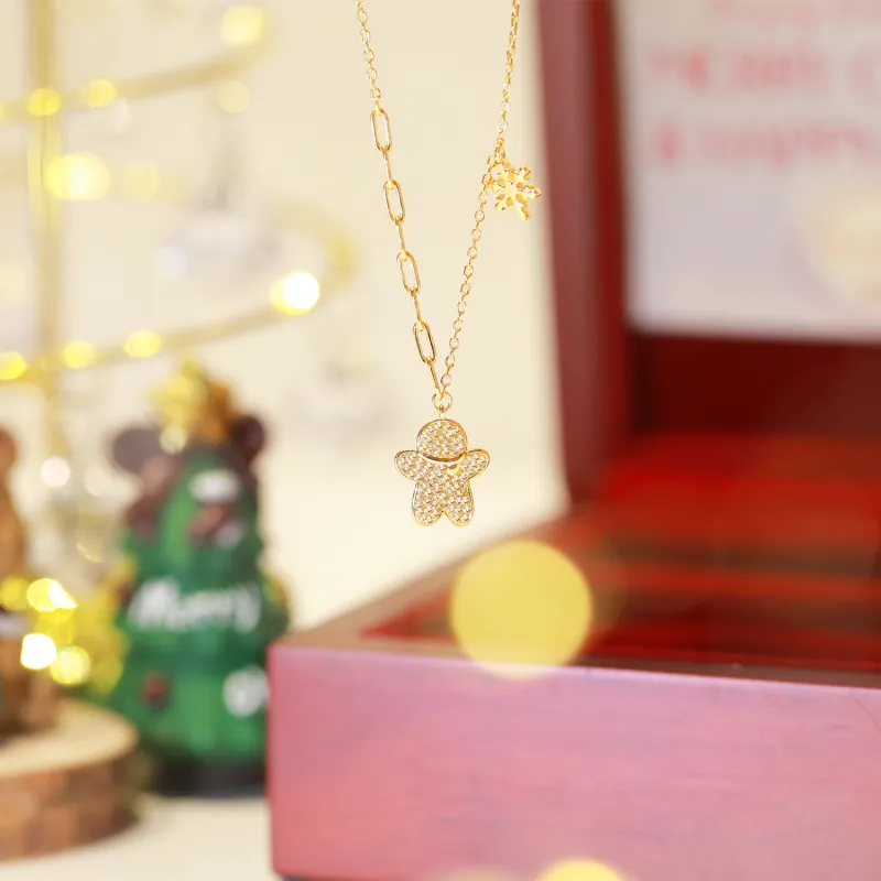 LUCKY ZHY S925 Silver Necklaces Women's-2