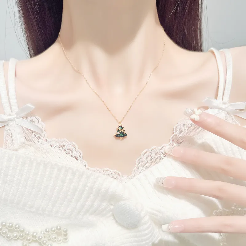 LUCKY ZHY S925 Silver Necklaces Women's-11