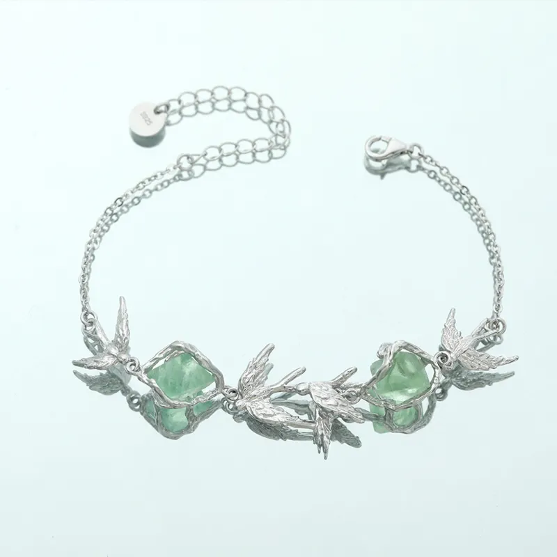 LUCKY ZHY S925 Silver Bracelets Women's-1