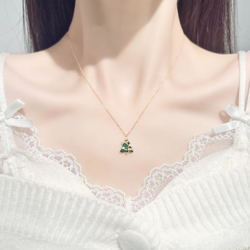 LUCKY ZHY S925 Silver Necklaces Women's-4