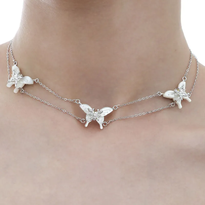 LUCKY ZHY S925 Silver Necklaces Women's-7