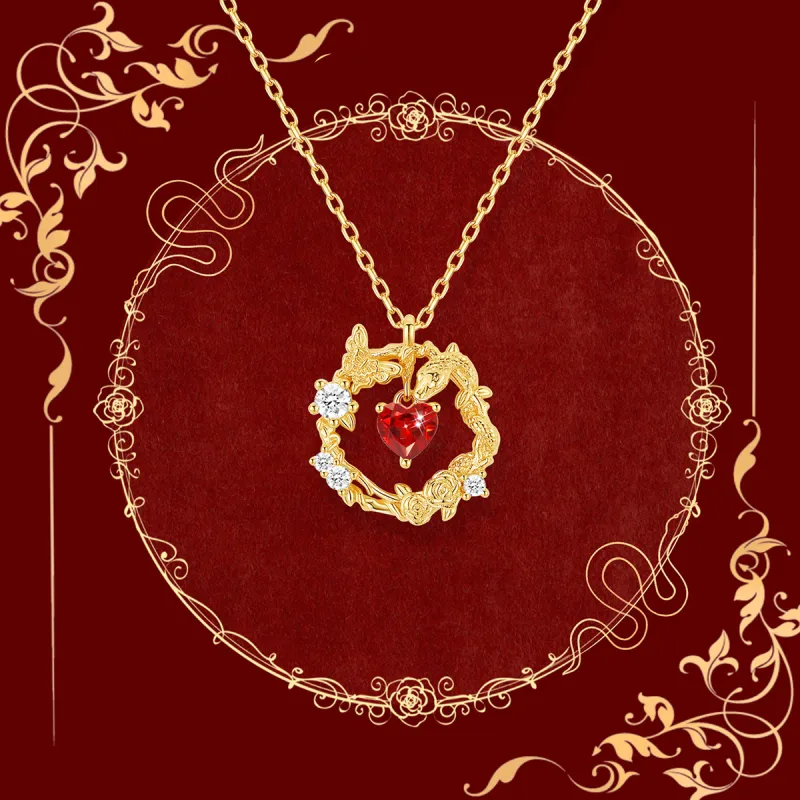 LUCKY ZHY S925 Silver Necklaces Women's-1