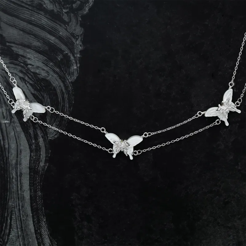 LUCKY ZHY S925 Silver Necklaces Women's-6