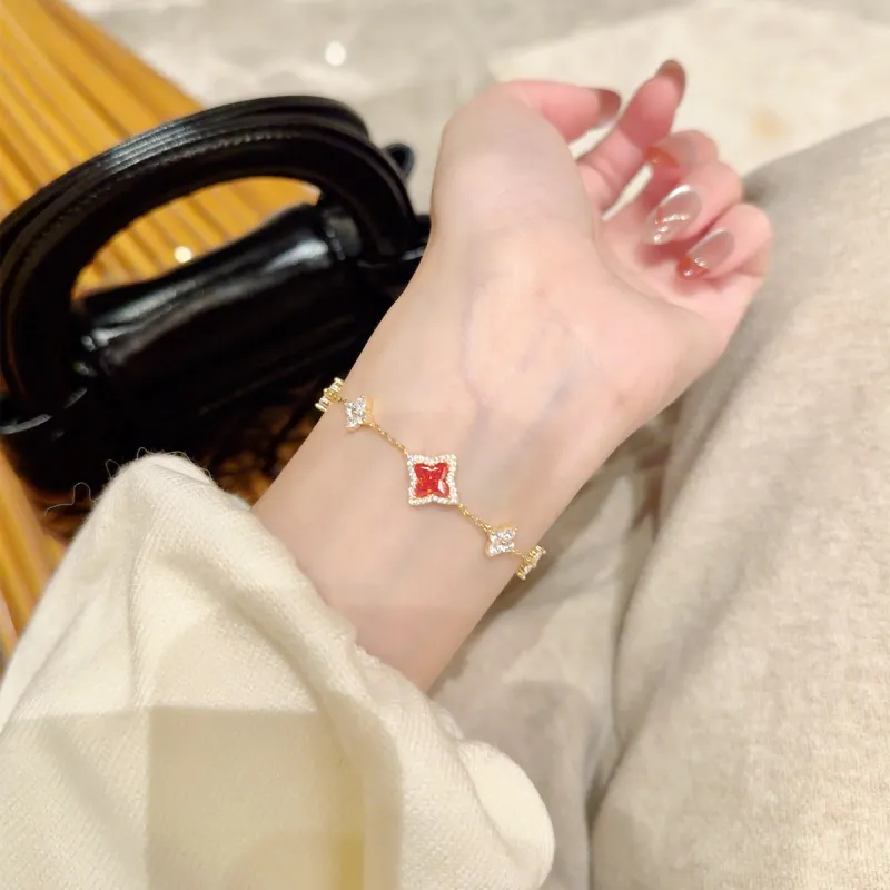LUCKY ZHY S925 Silver Bracelets Women's-4