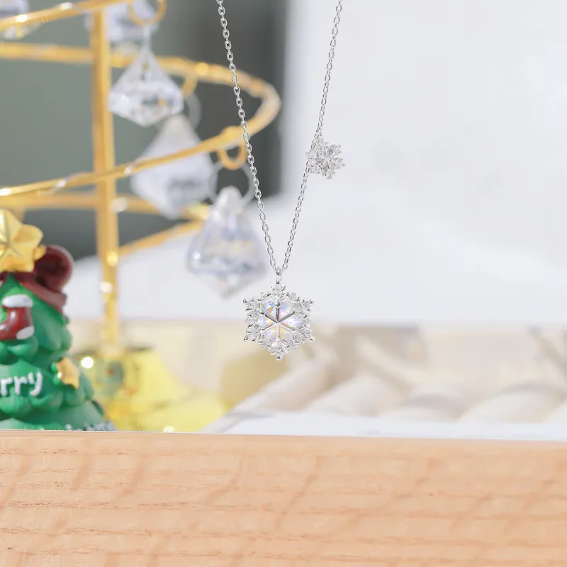LUCKY ZHY S925 Silver Necklaces Women's-2