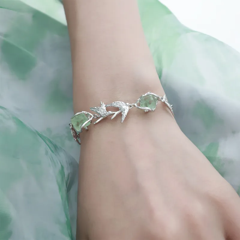 LUCKY ZHY S925 Silver Bracelets Women's-5