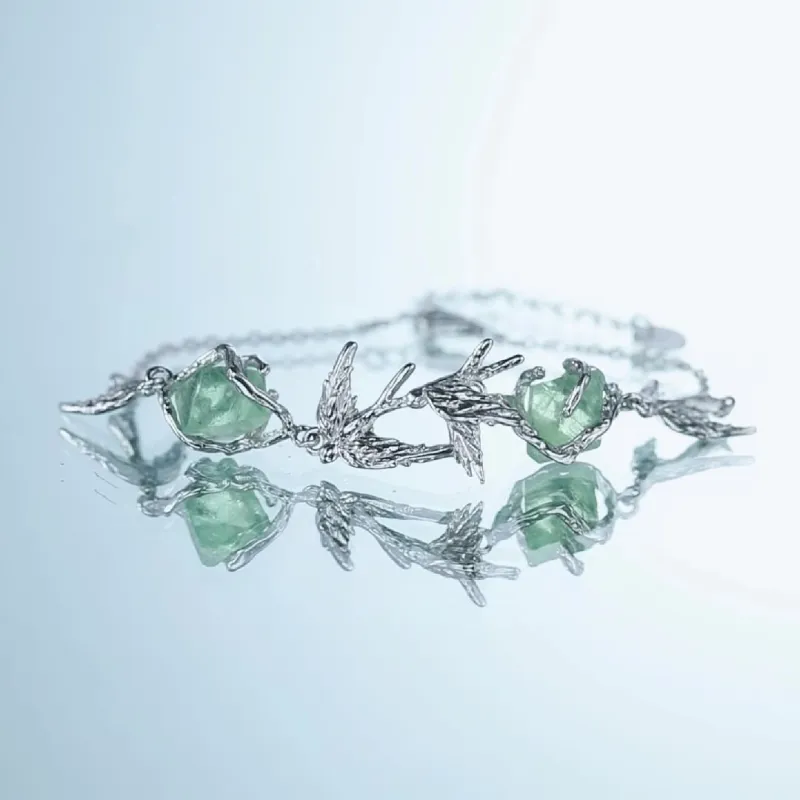 LUCKY ZHY S925 Silver Bracelets Women's-2