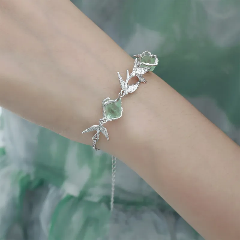 LUCKY ZHY S925 Silver Bracelets Women's-3