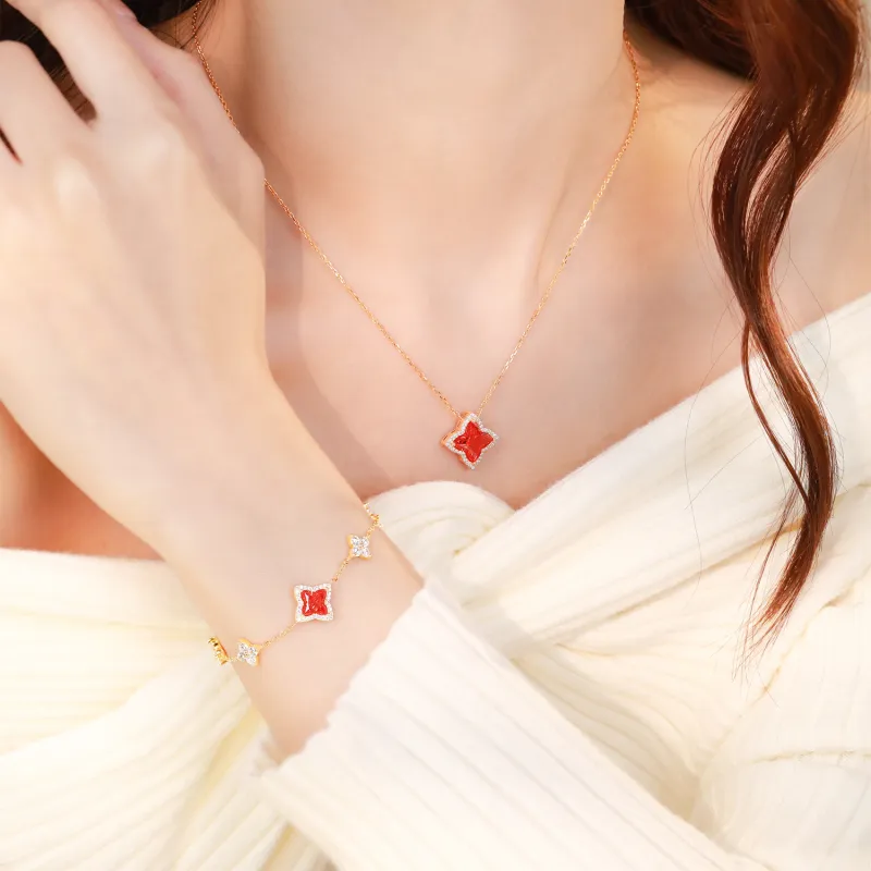 LUCKY ZHY S925 Silver Bracelets Women's-2