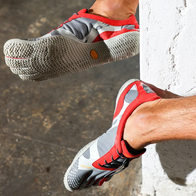 Vibram Training Shoes Men Low Top Red-5