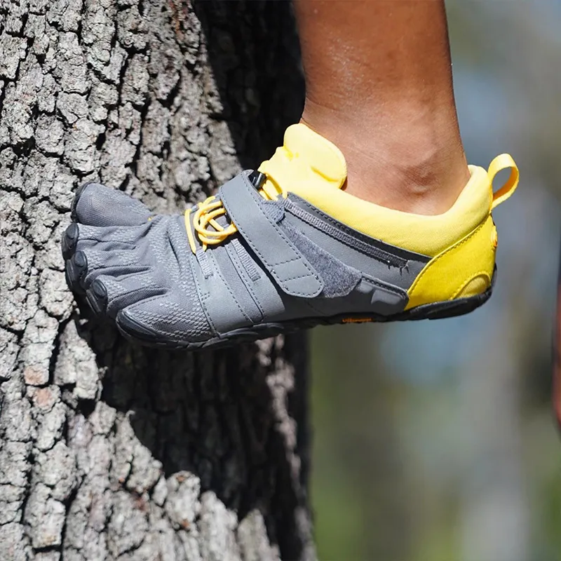 Vibram Slip-Resistant Support Lightweight Low-Top Training Shoes Men's Gray-5