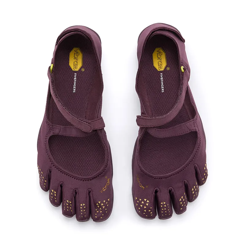 Vibram Slip Resistant, Abrasion Resistant, Breathable, Lightweight Low Top Training Shoes Women's Fig Purple-1