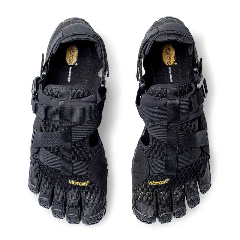 Vibram Slip-Resistant Abrasion-Resistant Supportive Quick-Drying Low-Top Training Shoes Men's Black-1
