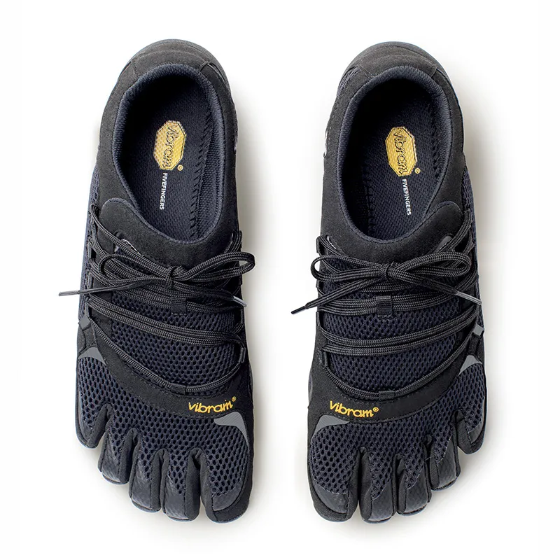 Vibram Slip-Resistant Support Quick Dry Low-Top Training Shoes Men's Black-1