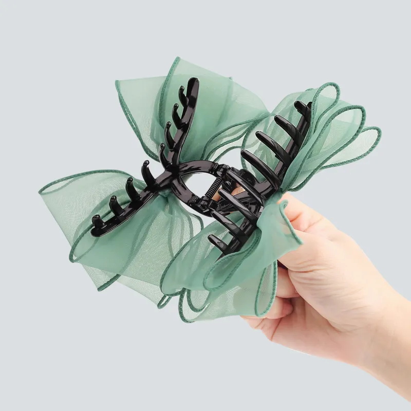 GOODY Polyester Plastic Hair Clips Women's Lake Green-2