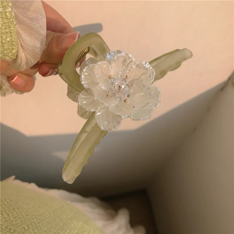 GOODY Acrylic Hair Clips Women's Green-1