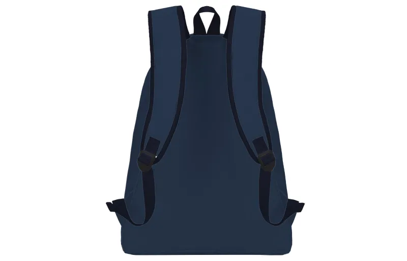 TURN UP Nylon Backpack Laptop Bag Unisex Blue/Black-2