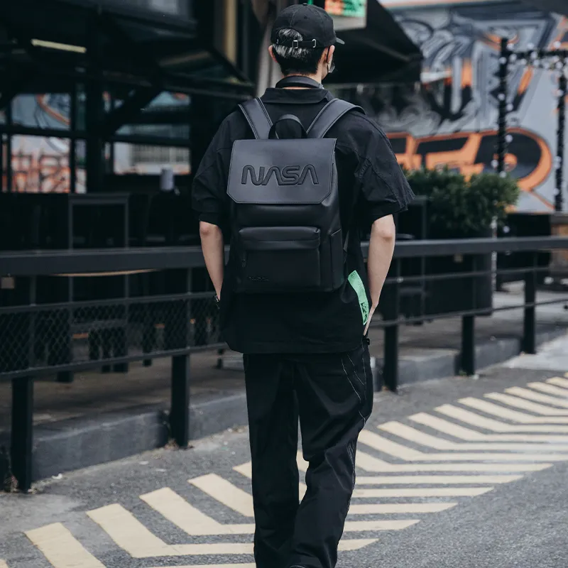 ONRF NASA Collaboration PVC Backpack Tubas Unisex Black-7