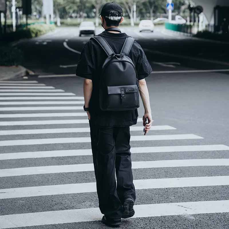 ONRF Polyester Backpack Large Size Unisex Black-7