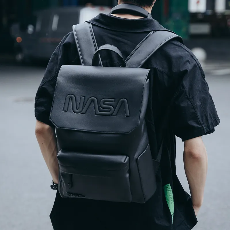 ONRF NASA Collaboration PVC Backpack Tubas Unisex Black-5