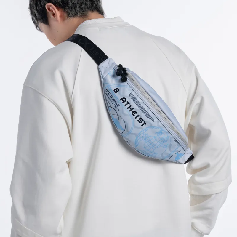 8atheist Polyester One Shoulder Crossbody Bag Sling Bag Fanny Pack Regular Unisex Gray-7