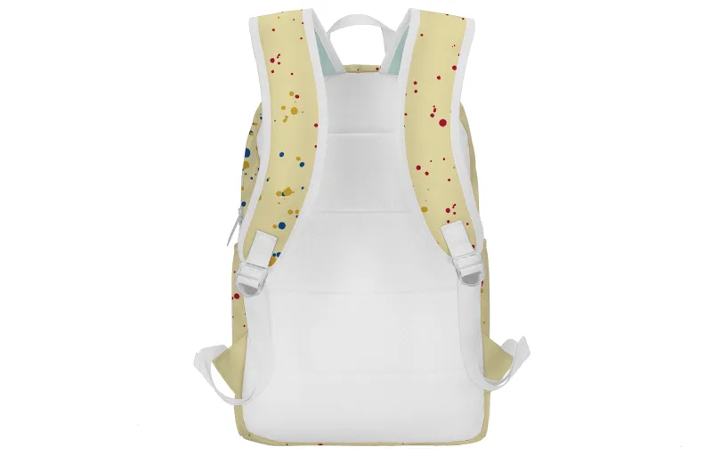 TURN UP Polyester Backpack Regular Unisex Lemon-3