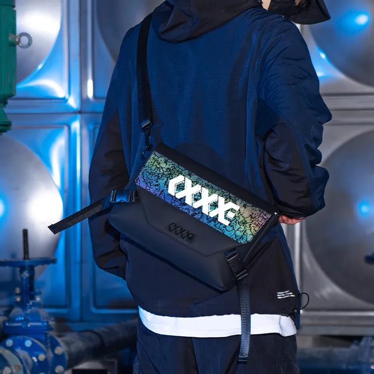 COEXISTENCE Polyester PVC Regular Unisex Black-5