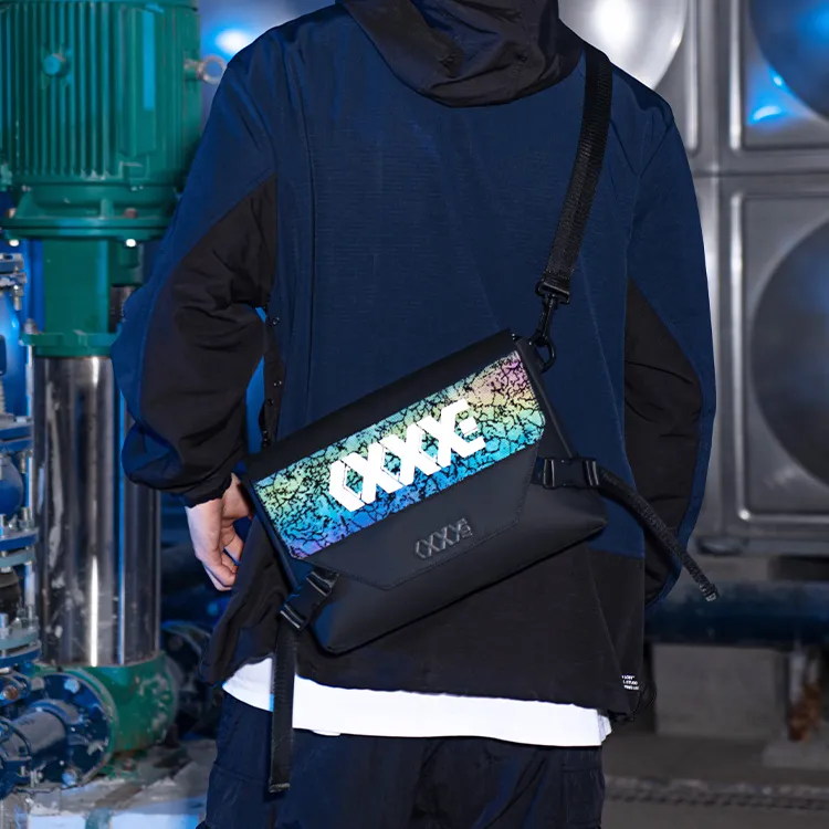 COEXISTENCE Polyester PVC Regular Unisex Black-6
